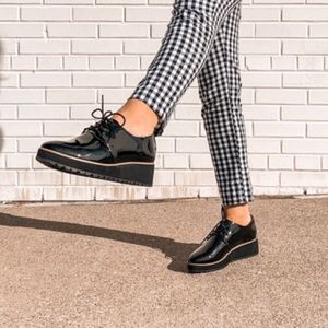 MIX No. 6 CARANJEIRA WEDGE OXFORD Black